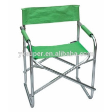 Cadeira de diretor de alumínio dobrável, cadeira de diretor para outdoor